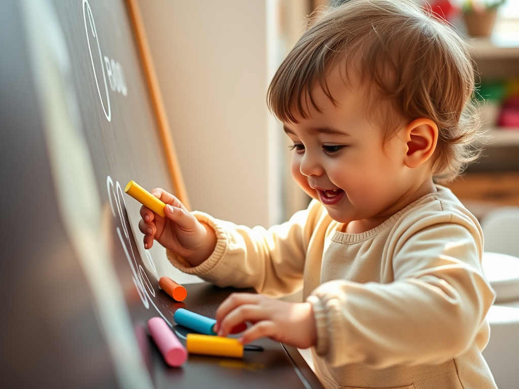 Small Tools, Big Skills: A Toddler’s Fine Motor Journey